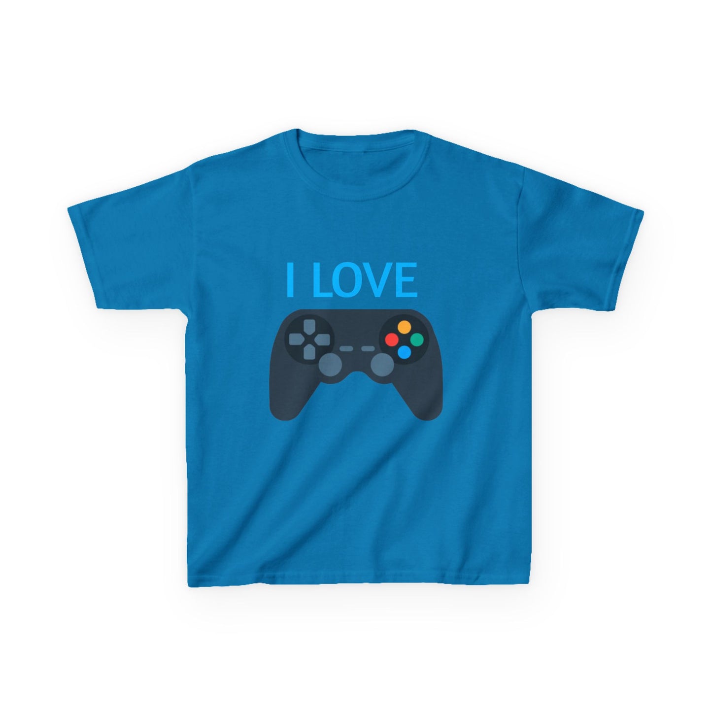 I Love Gaming Boys Cotton Tee - Shirt