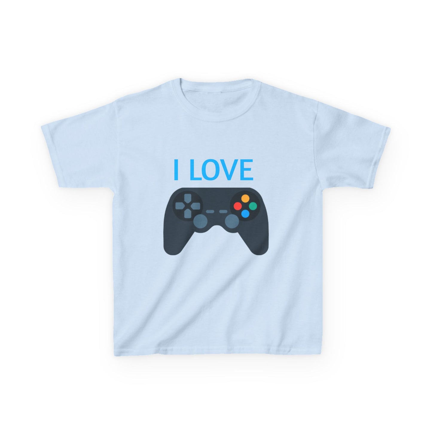 I Love Gaming Boys Cotton Tee - Shirt