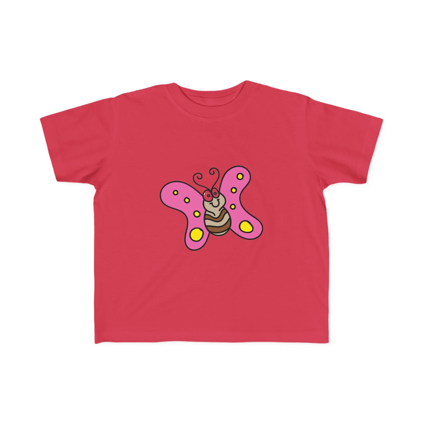 Girls Toddler's Fine Jersey Butterfly Tee