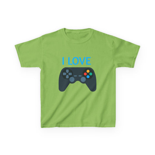 I Love Gaming Boys Cotton Tee - Shirt