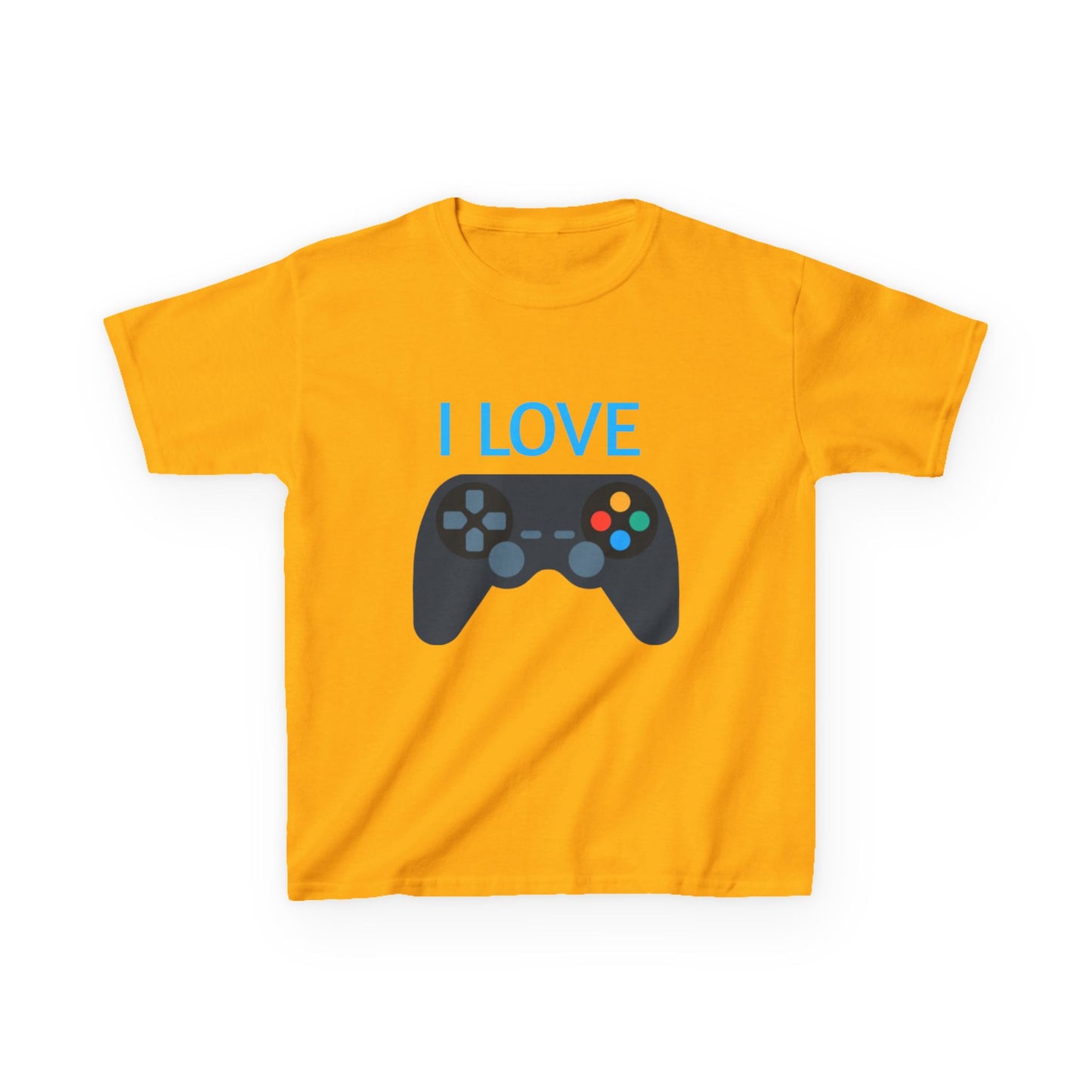 I Love Gaming Boys Cotton Tee - Shirt