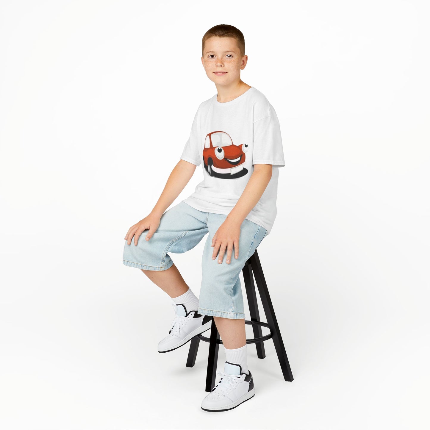 Boys Kids Heavy Cotton Car Tee Shirt