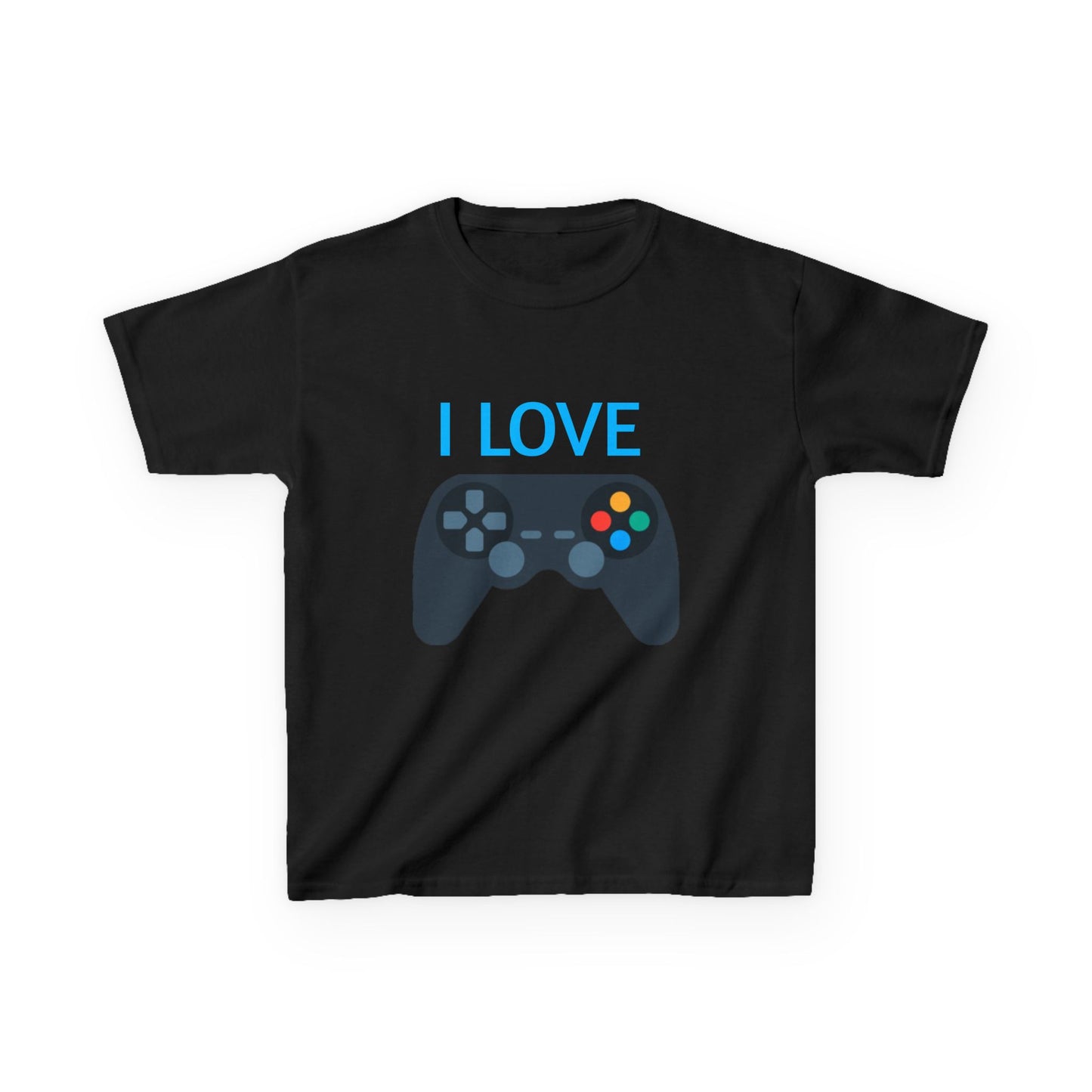 I Love Gaming Boys Cotton Tee - Shirt