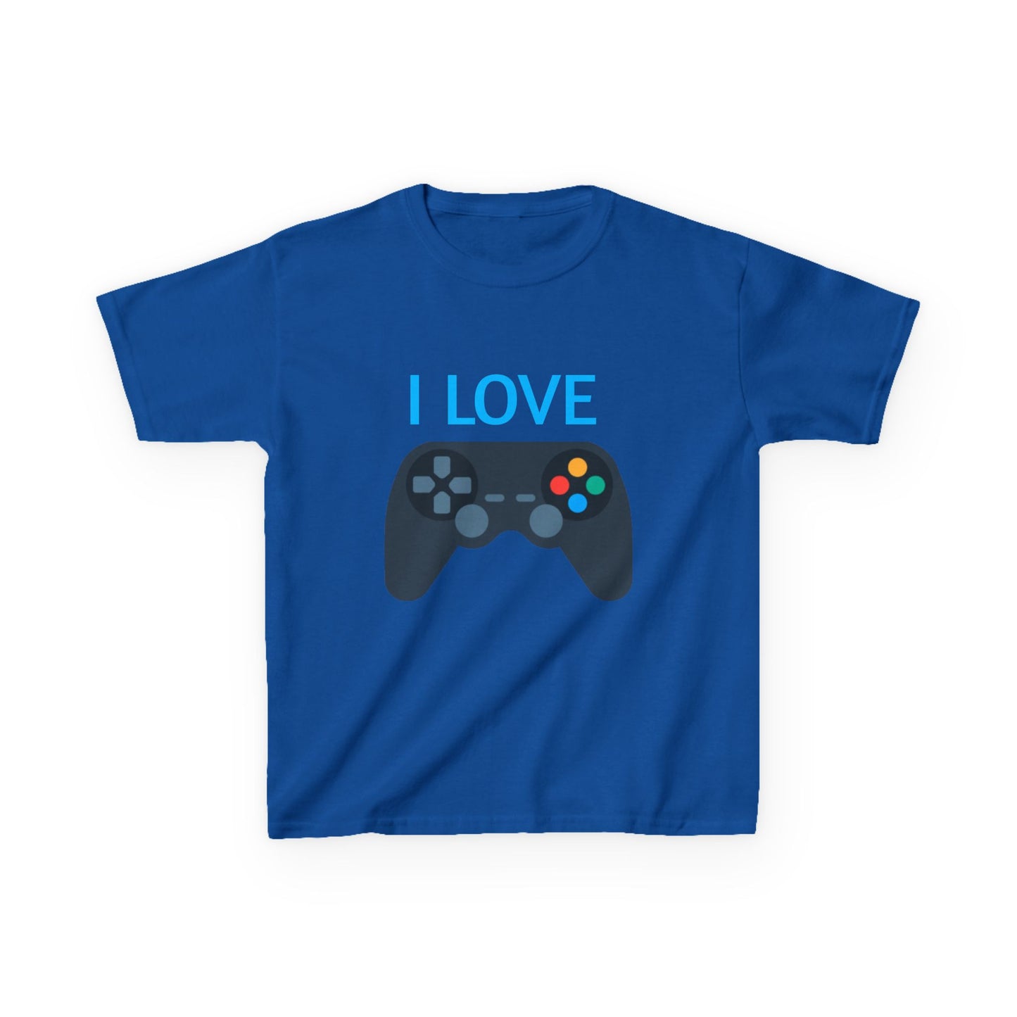 I Love Gaming Boys Cotton Tee - Shirt