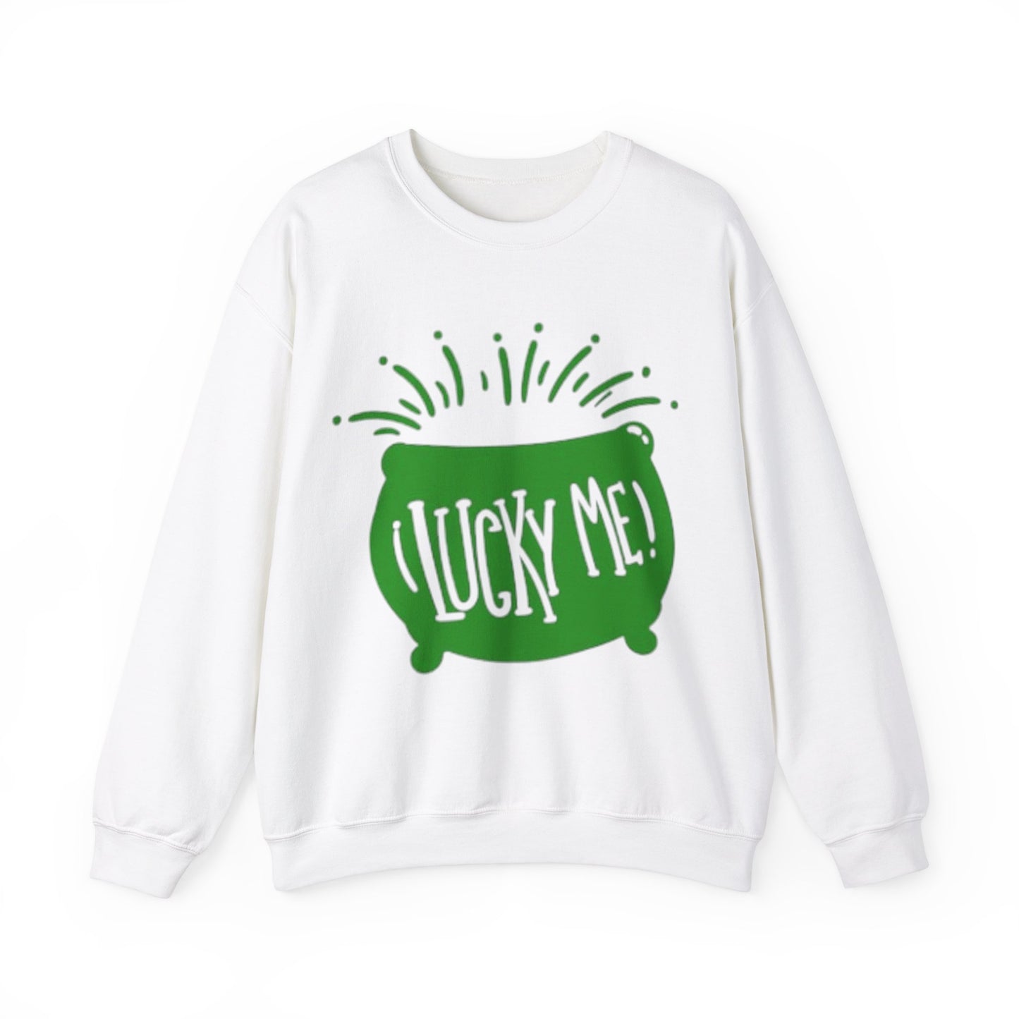 Lucky Me! Unisex Crewneck Sweatshirt for St. Patrick's Day